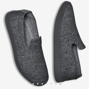 ALLBIRDS Women's Wool Loungers Natural Grey Dark Grey Sole Size 7